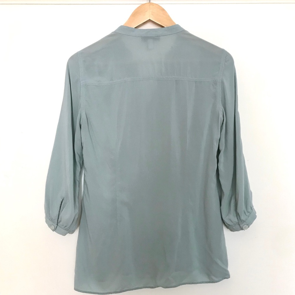 Ruffle V-neck Blouse by Spense - Picture 2 of 3